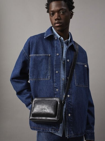 TUMBLED CAMERA BAG PU