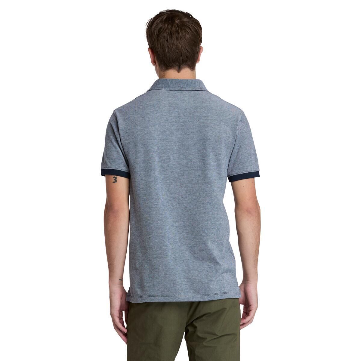 BABOOSIC BROOK Oxford Short Sleeve Polo Lacivert - L