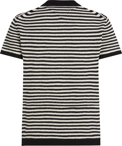 KNITTED TEXTURED POLO