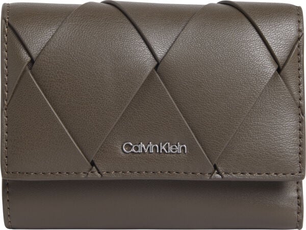 CK WOVEN SMALL TRIFOLD