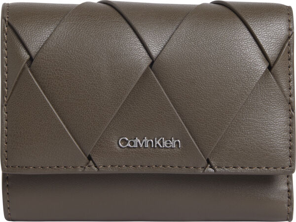 CK WOVEN SMALL TRIFOLD