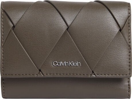 CK WOVEN SMALL TRIFOLD