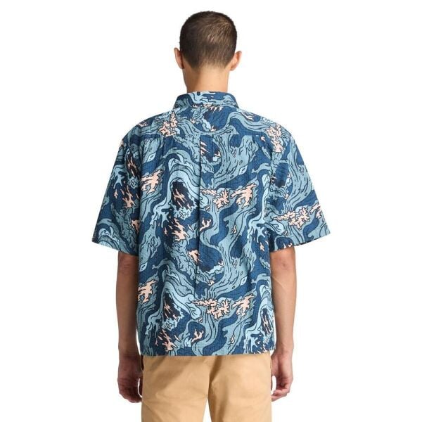Seersucker Graphic Resort Shirt