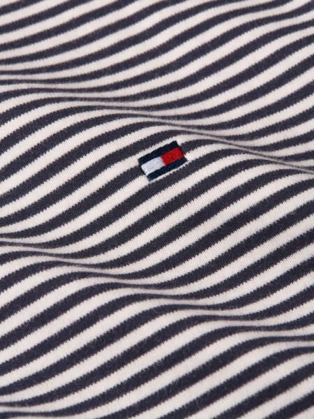 STRIPE LIGHT INTERLOCK TEE