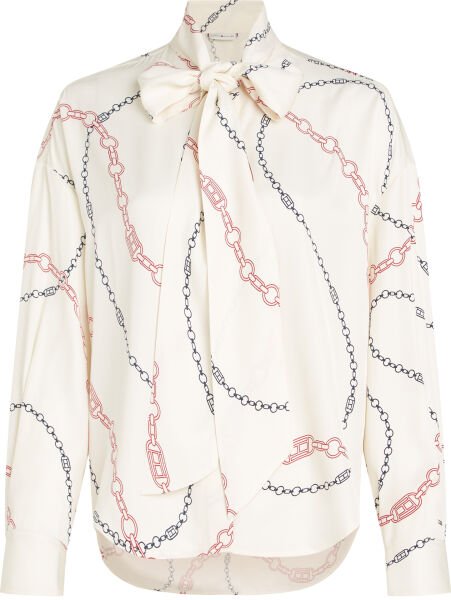 FLUID VISCOSE BOW LS BLOUSE