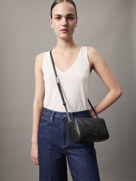CK WOVEN CAMERA BAG