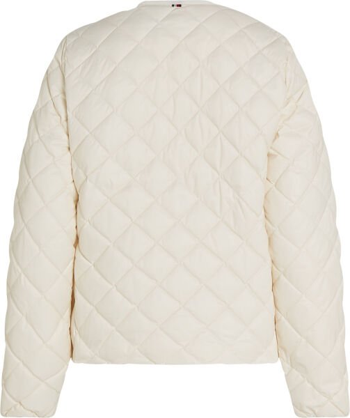 LW DOWN QUILTED COLLARLESS JKT
