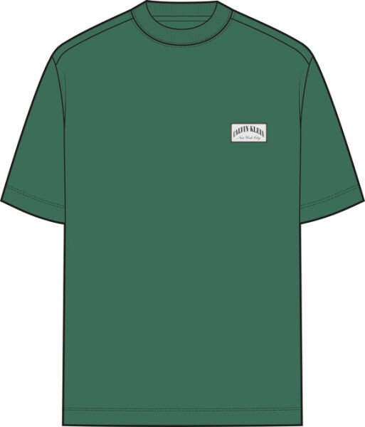 SS EASY COLLEGIATE BADGE TEE