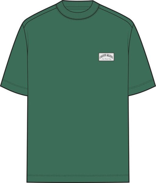 SS EASY COLLEGIATE BADGE TEE