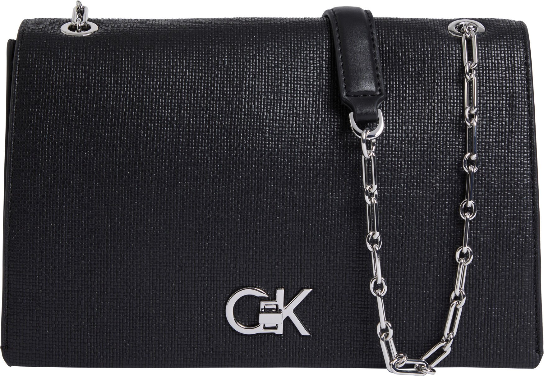 CK MEDIUM CONV CHAIN BAG_TEX