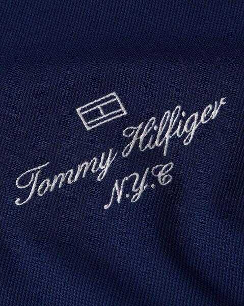MERCERISED PIQUE ZIP REG POLO