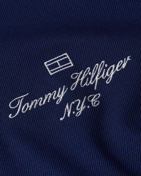 MERCERISED PIQUE ZIP REG POLO