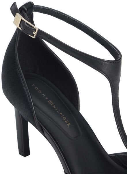 PONY HAIR T-BAR PUMP SLANTED H