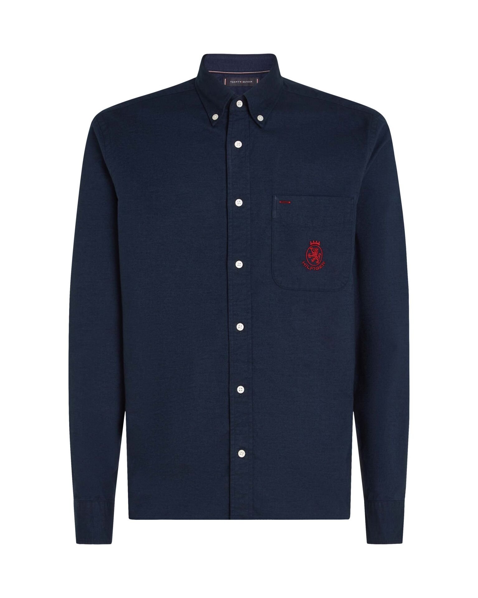 BRUSHED OXF CREST POCKET SHIRT