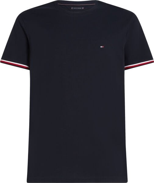 GLOBAL STRIPE CUFF TEE