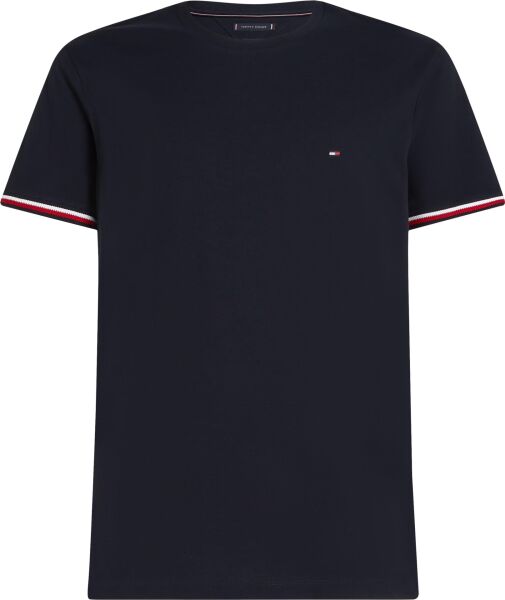 GLOBAL STRIPE CUFF TEE