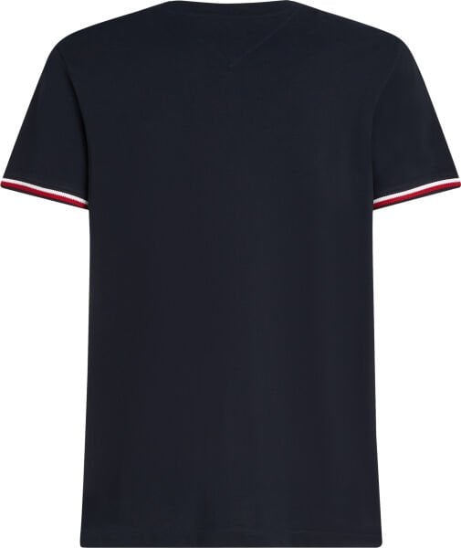 GLOBAL STRIPE CUFF TEE