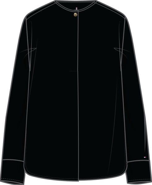 FLUID VISCOSE V-NECK RLXD BLOU