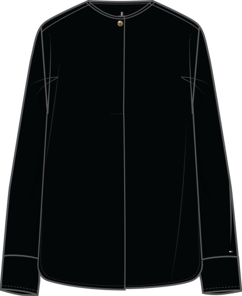 FLUID VISCOSE V-NECK RLXD BLOU