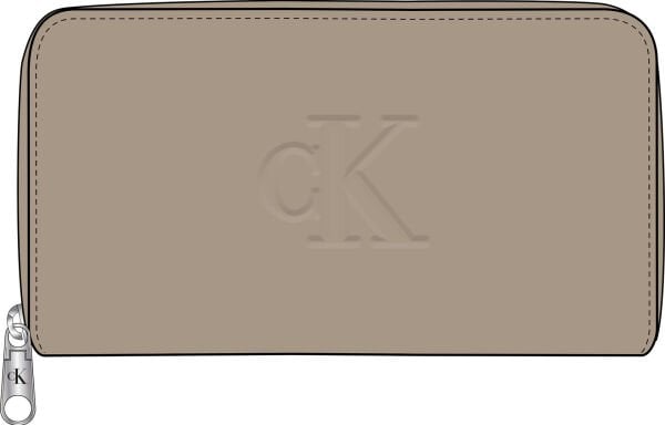SCULPTED ZIP AROUND WALLET