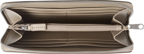 SCULPTED ZIP AROUND WALLET