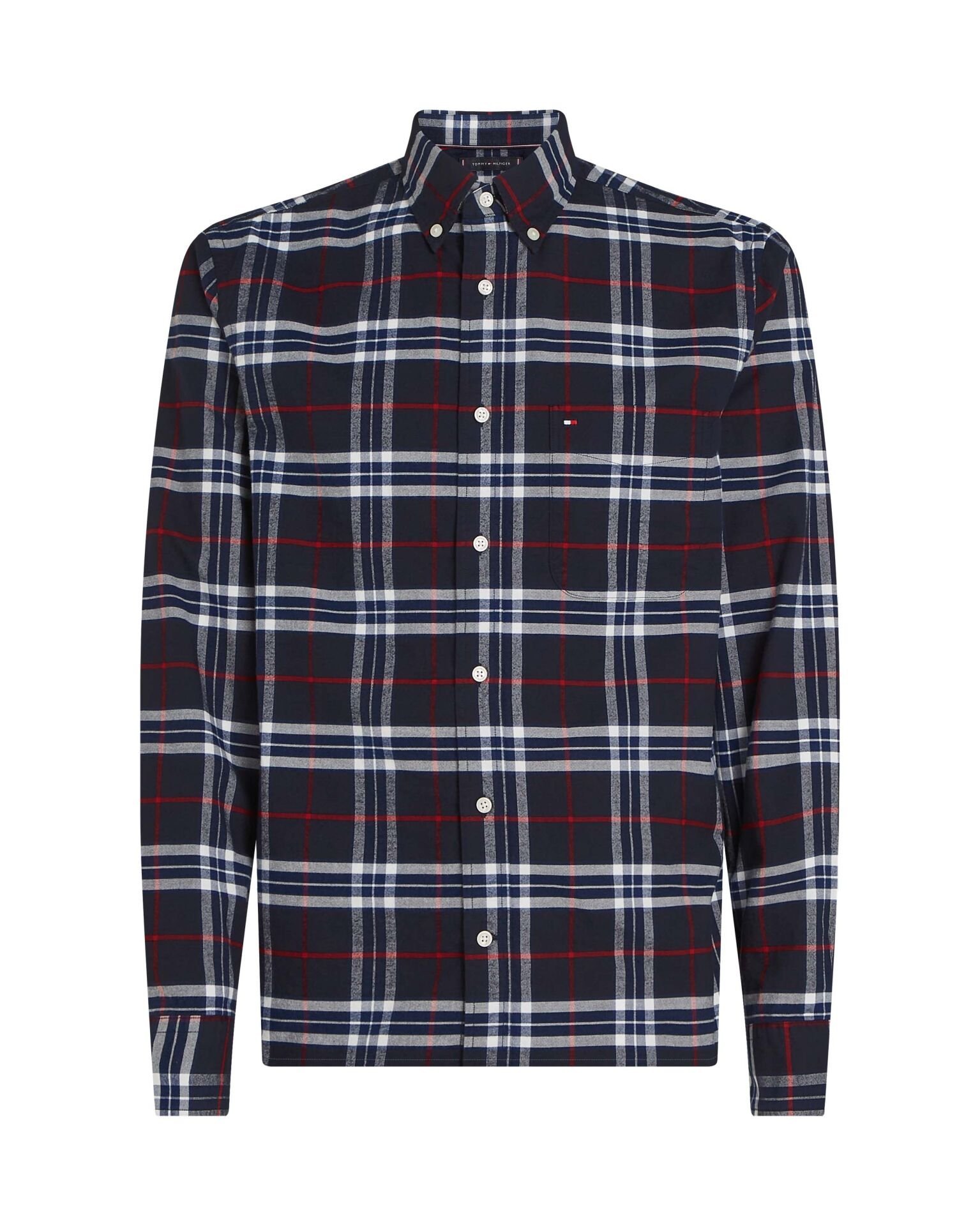 BRUSHED OXFORD CHECK RF SHIRT