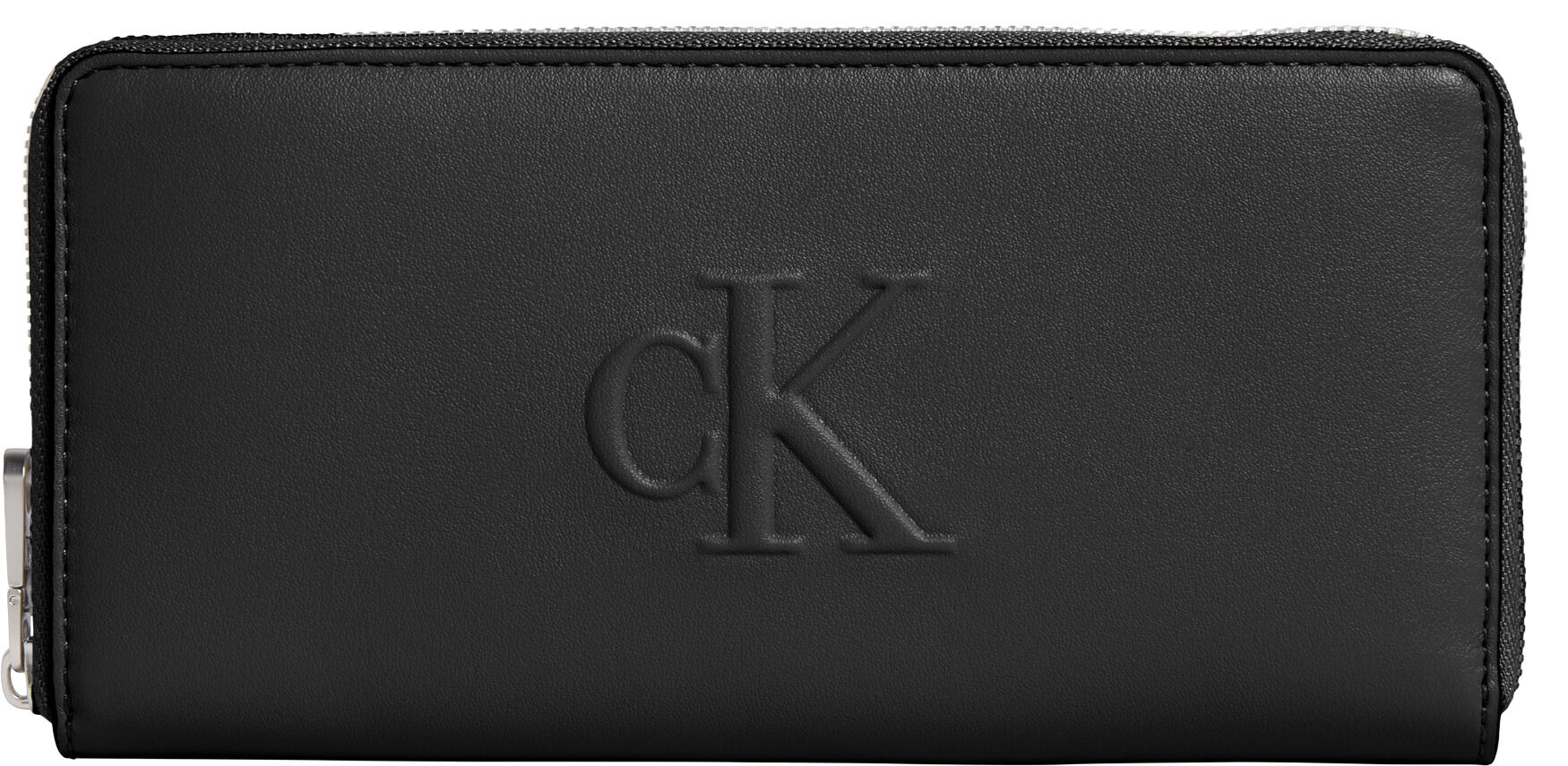 SCULPTED ZIP AROUND WALLET