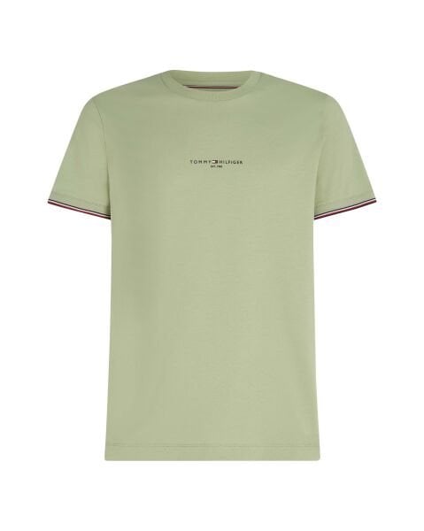 TOMMY LOGO TIPPED TEE