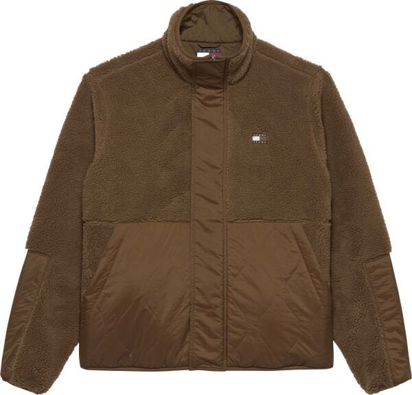 TJM ESSENTL MIX TEDDY JACKET E