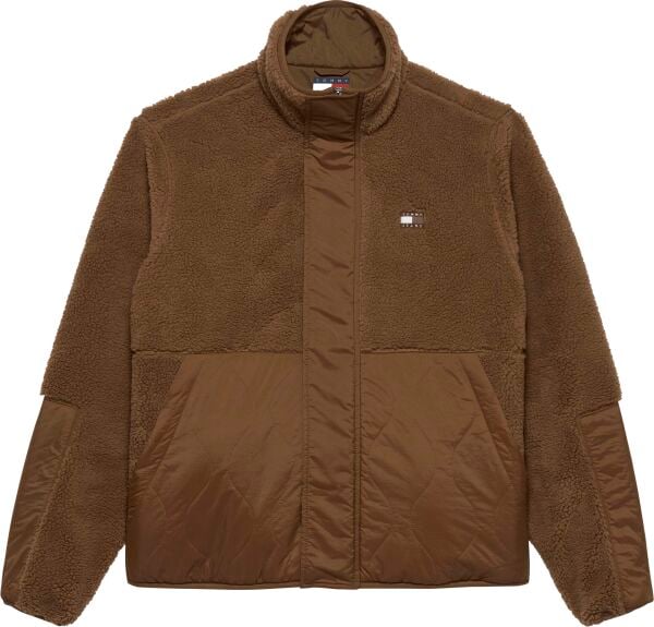 TJM ESSENTL MIX TEDDY JACKET E