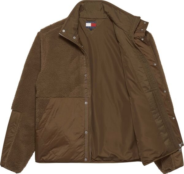 TJM ESSENTL MIX TEDDY JACKET E