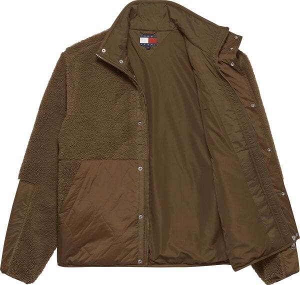 TJM ESSENTL MIX TEDDY JACKET E