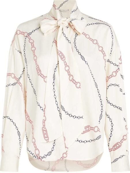 FLUID VISCOSE BOW LS BLOUSE