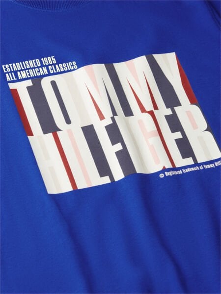 SPLIT COLOUR GRAPHIC TEE