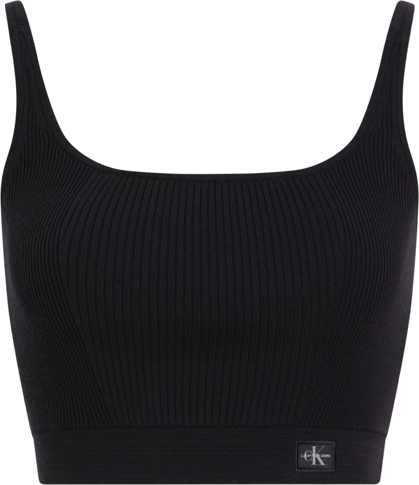 WOVEN LABEL SWEATER BRALETTE