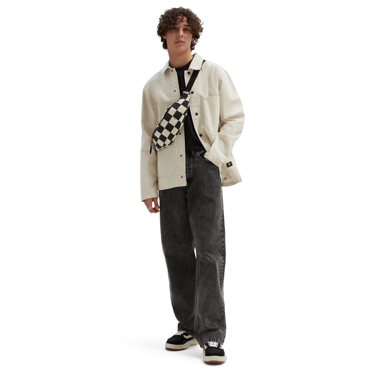 HICKORY STRIPE DRILL CHORE COAT Sarı - S