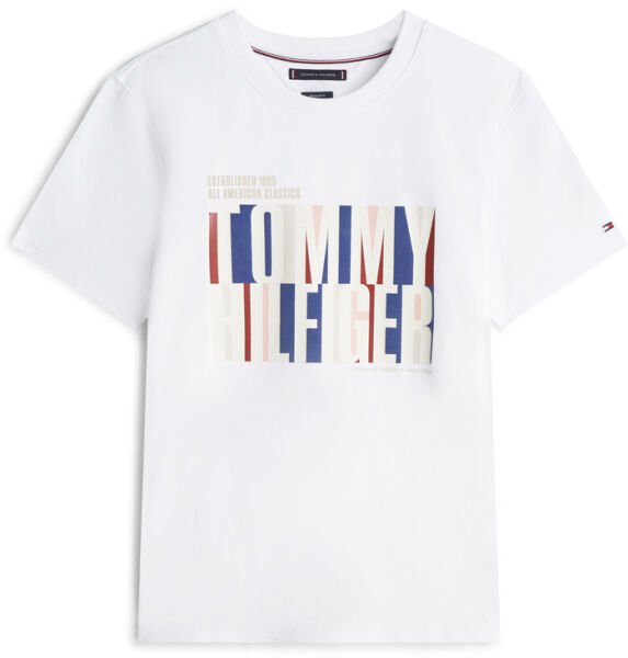 SPLIT COLOUR GRAPHIC TEE