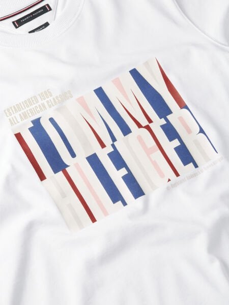 SPLIT COLOUR GRAPHIC TEE