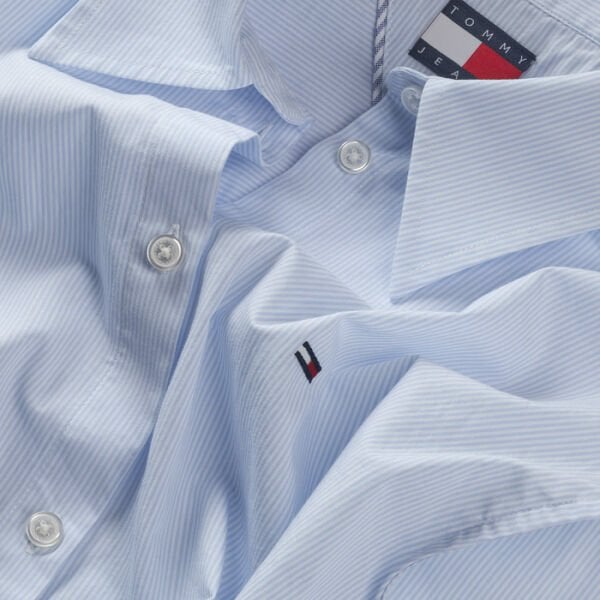 TJW TIE FRONT POPLIN SHIRT