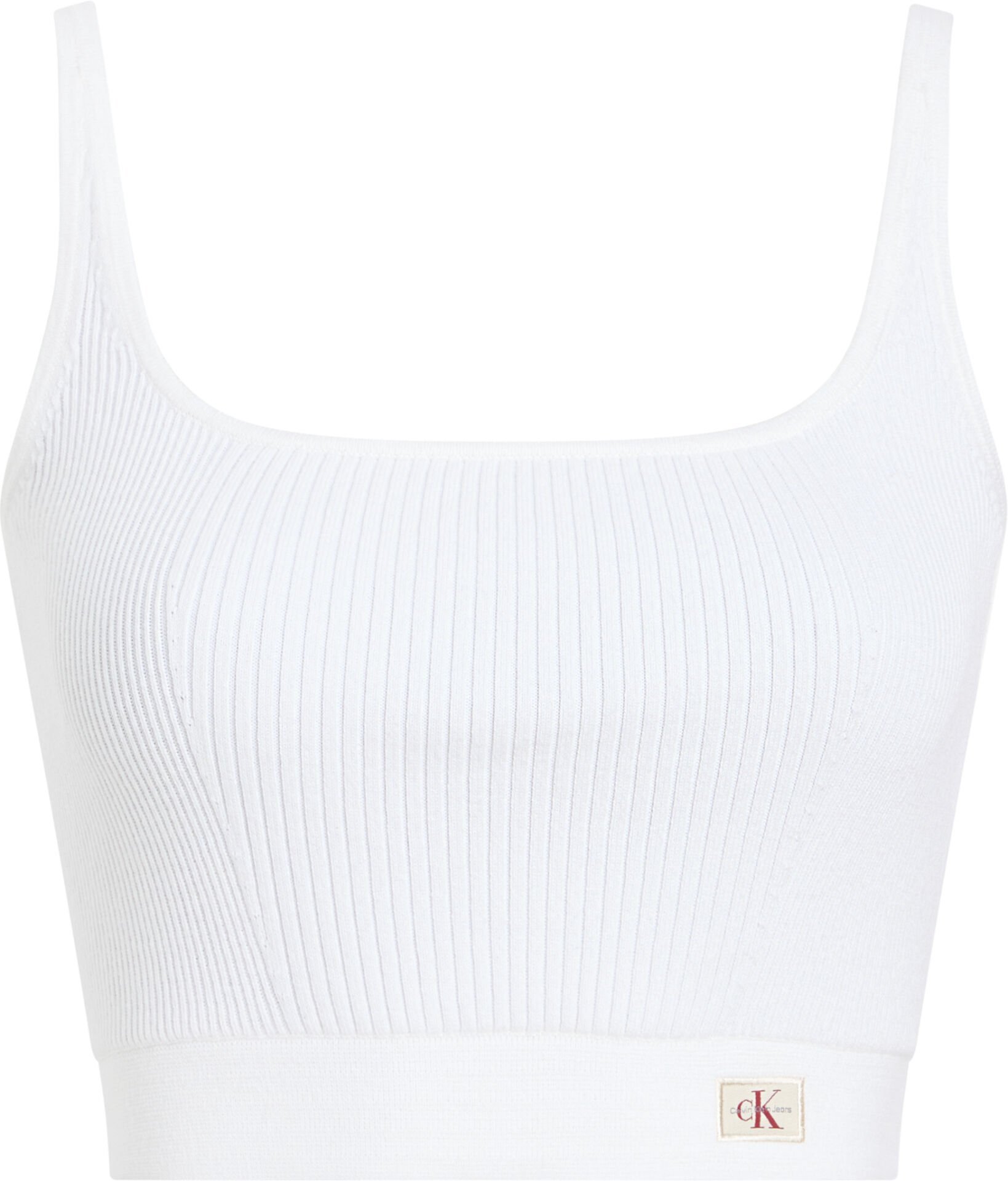 WOVEN LABEL SWEATER BRALETTE