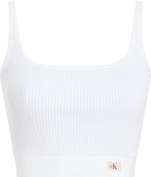 WOVEN LABEL SWEATER BRALETTE