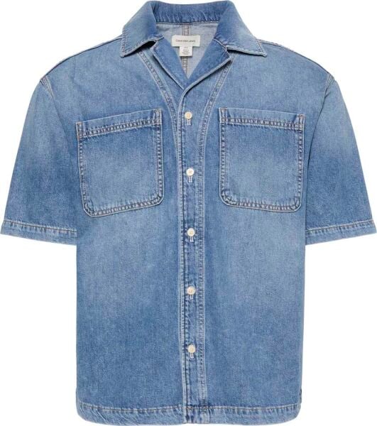 NILE BLUE DENIM CAMP SHIRT