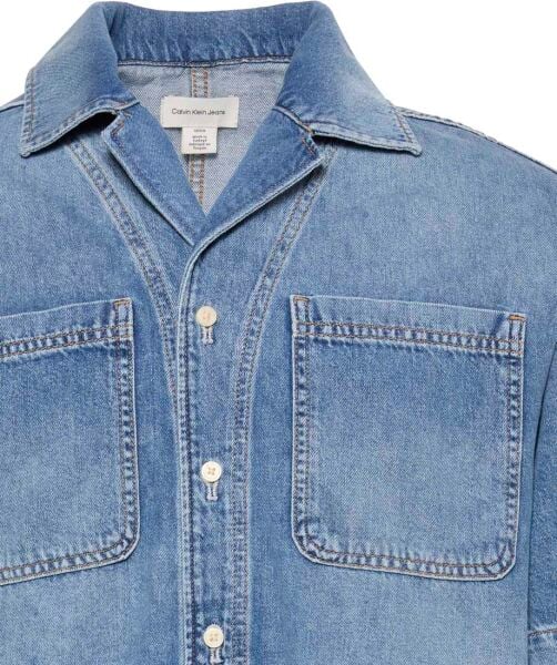 NILE BLUE DENIM CAMP SHIRT