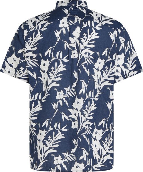 LINEN TROPICAL PRT SS RF SHIRT