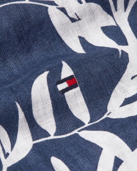LINEN TROPICAL PRT SS RF SHIRT