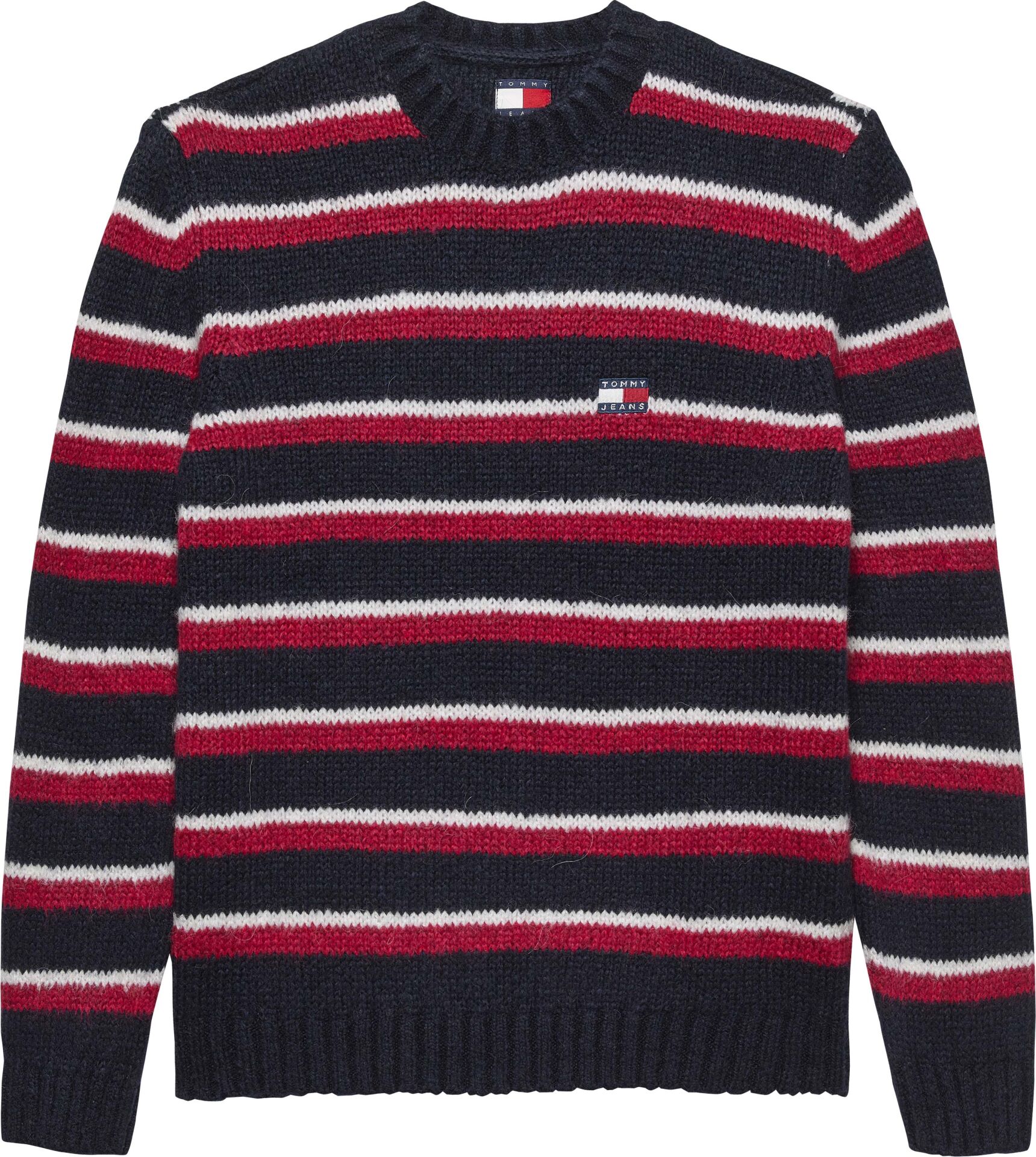 TJM REG BRSHD STRPE BADGE SWEA