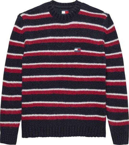 TJM REG BRSHD STRPE BADGE SWEA