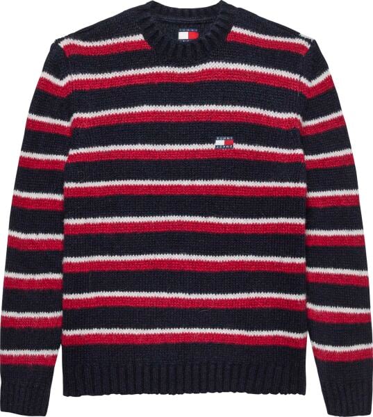 TJM REG BRSHD STRPE BADGE SWEA