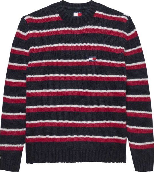 TJM REG BRSHD STRPE BADGE SWEA
