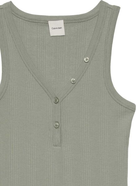 SL VARIGATED RIB VNECK HENLEY